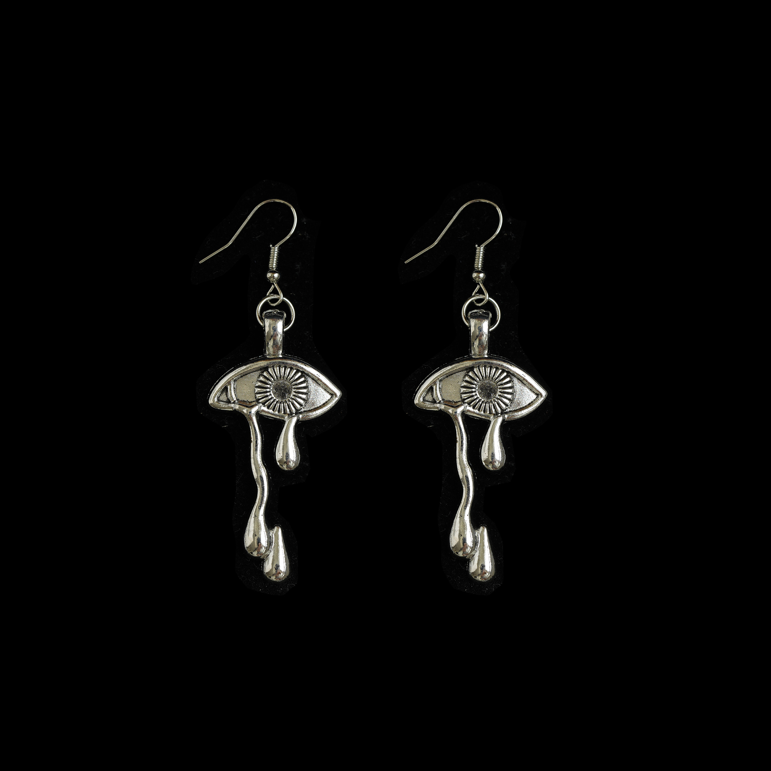 Vintage古着滴泪眼睛耳环