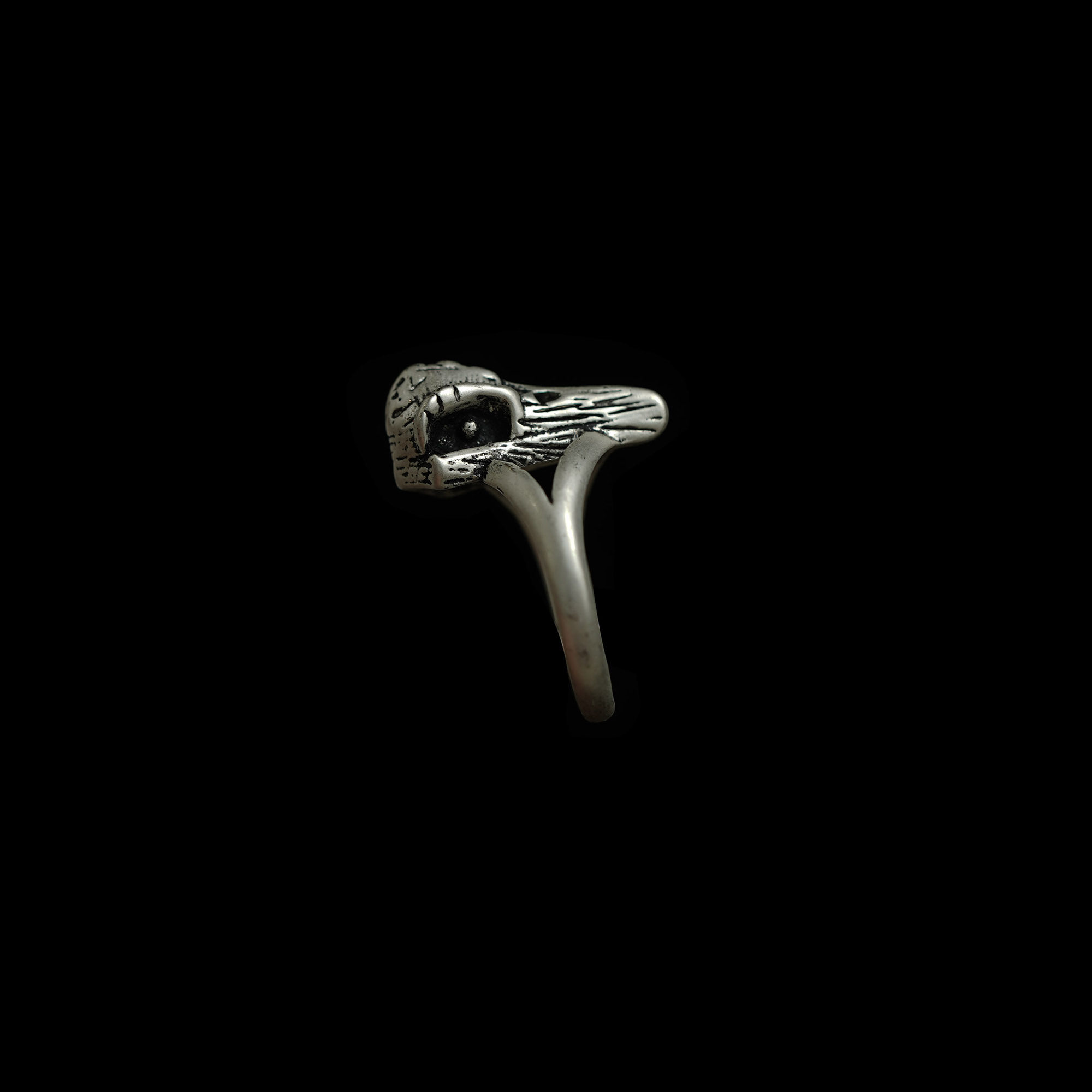 Vintage古着Ravenscroft Silver Crow Ring复古银色戒指