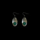 emerald Vintage古着Ancient silver earrings复古耳环