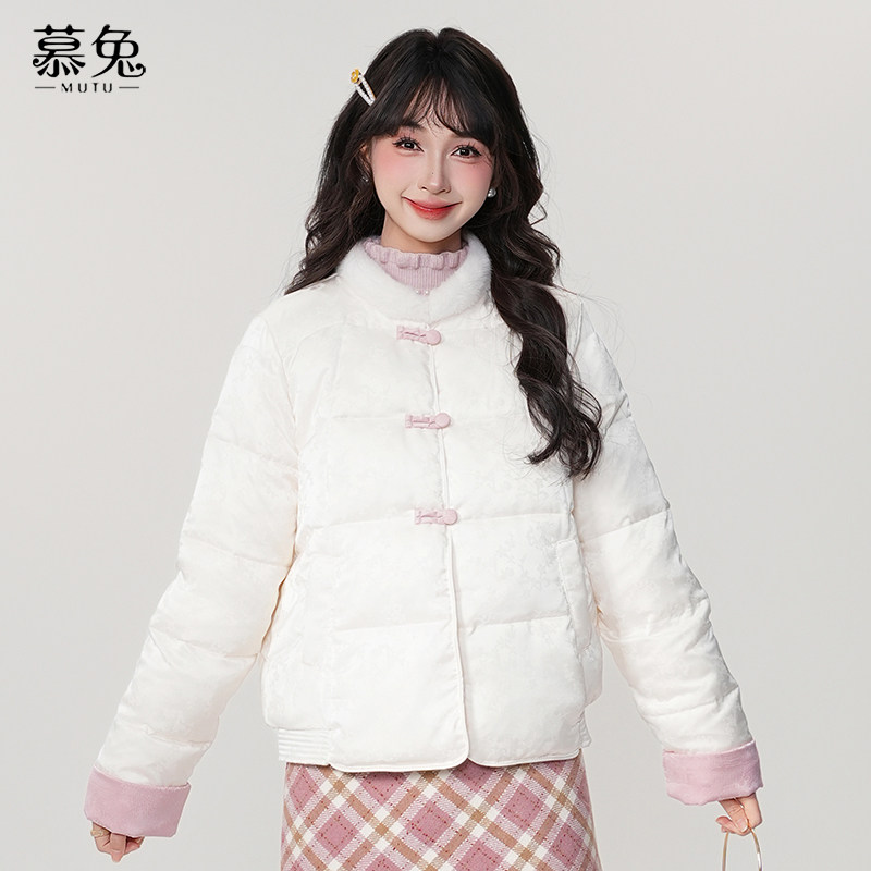 慕兔新中式长袖棉衣棉服