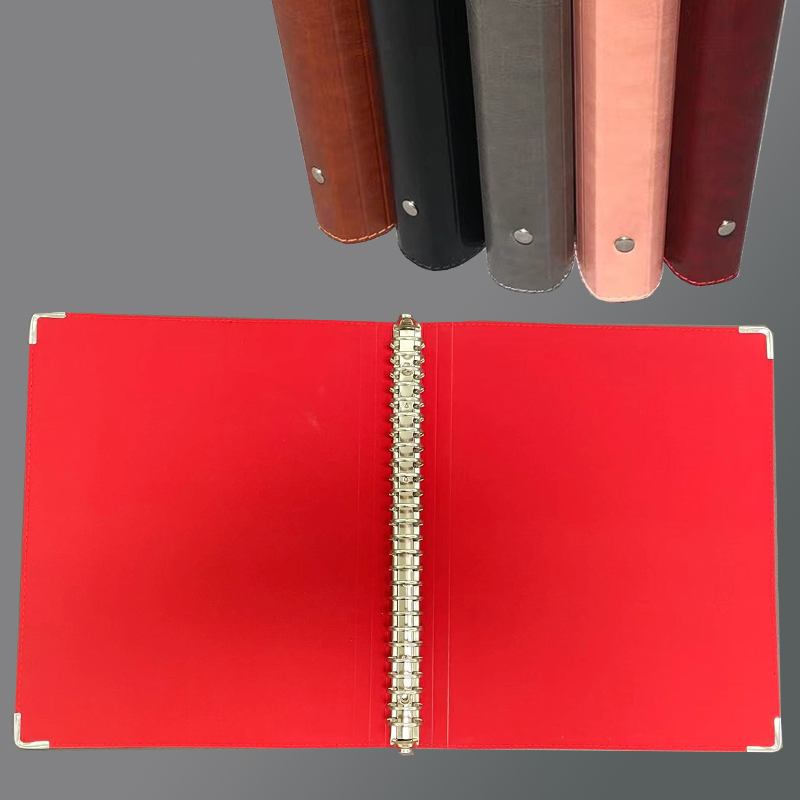 活页a520孔文件夹b5软面26孔皮套