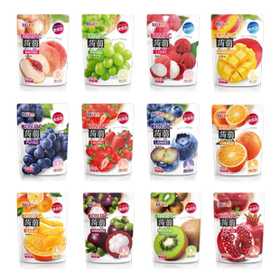 blike金德福山泉蒟蒻果冻果汁果冻零食年货共640g/国产/