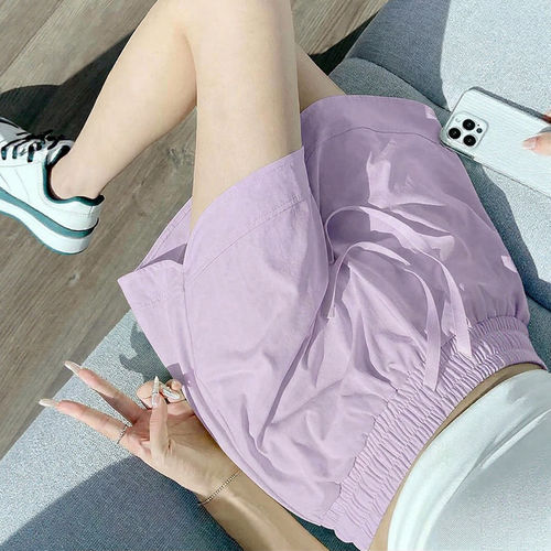 多巴胺速干冰丝短裤女夏新款宽松