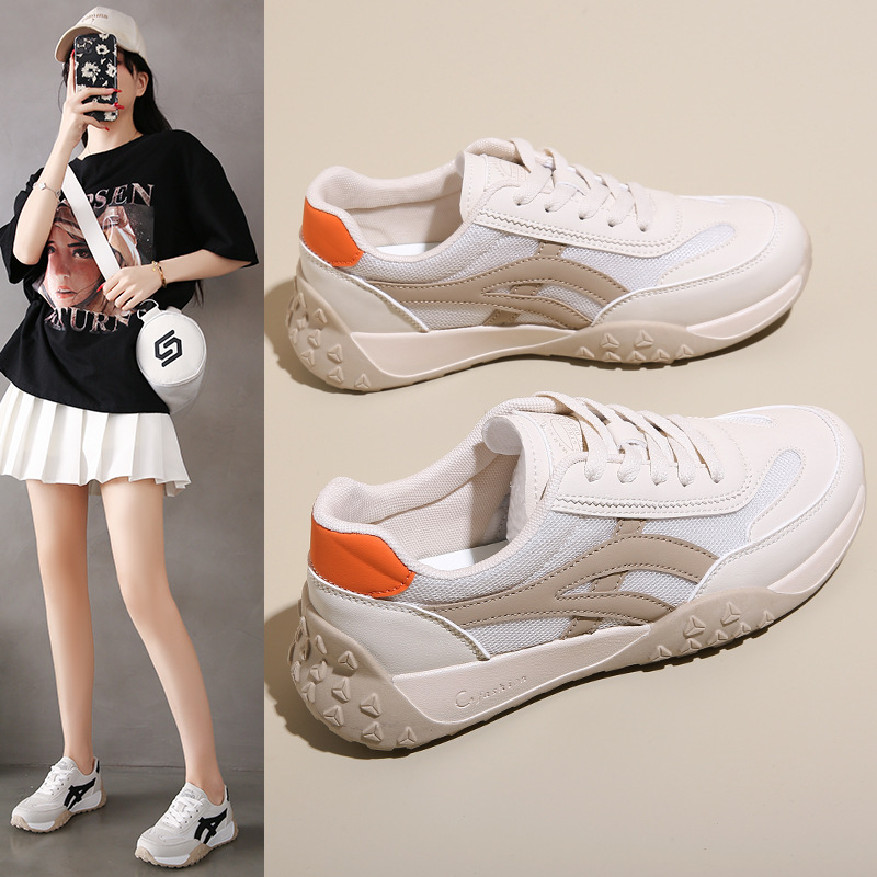 2025小白鞋子女夏季新款韩版女学生休闲运动百搭板鞋街拍129