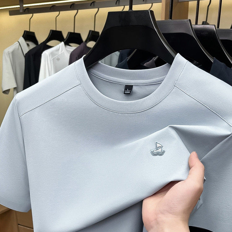 圆领常规直筒其它桑蚕丝T恤