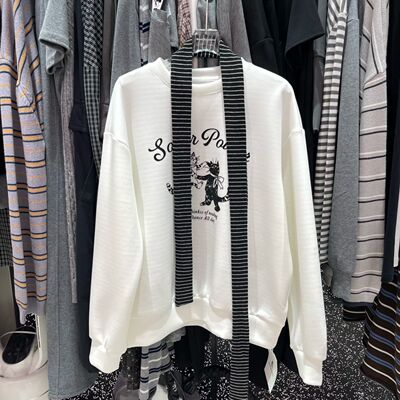 宽松休闲百搭减龄卫衣潮