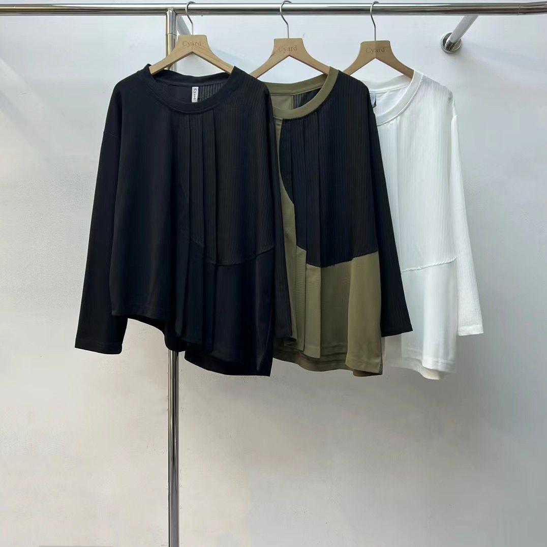 2024早秋设计师新款宽松圆领T恤