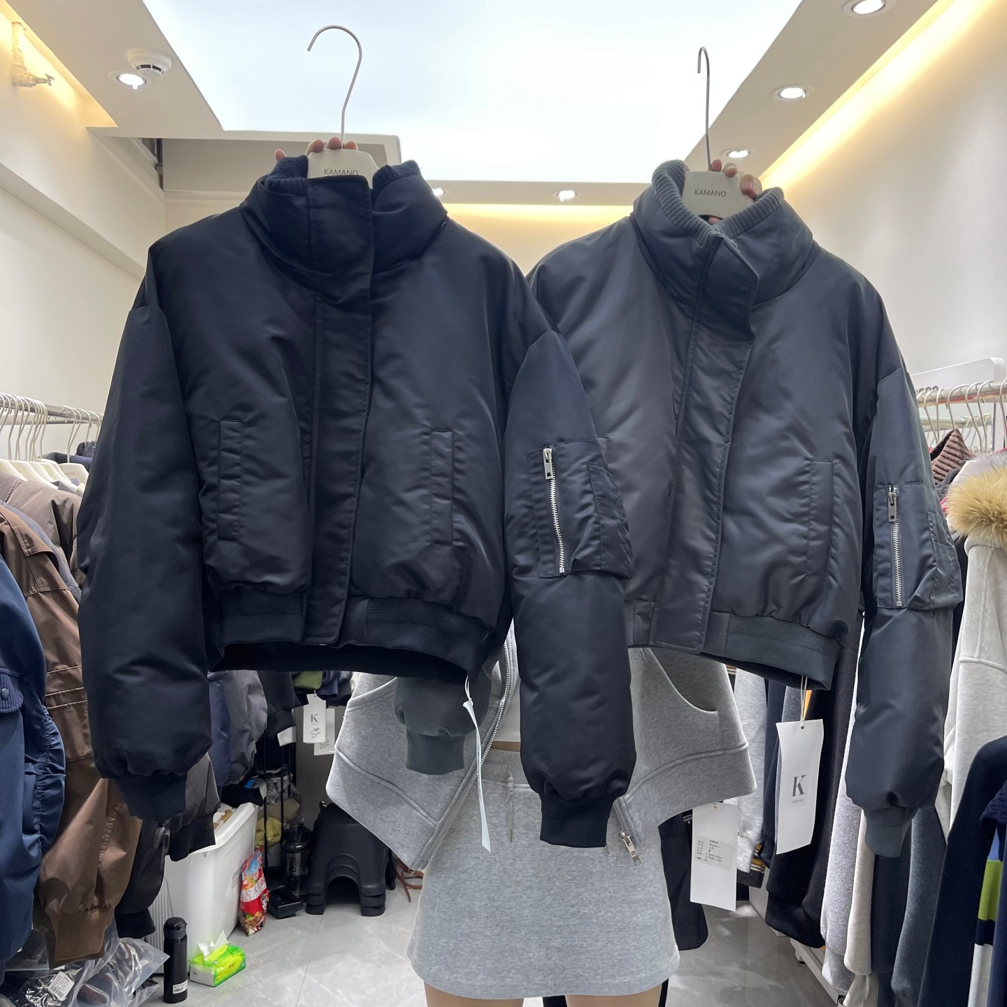 美式复古立领棒球服女