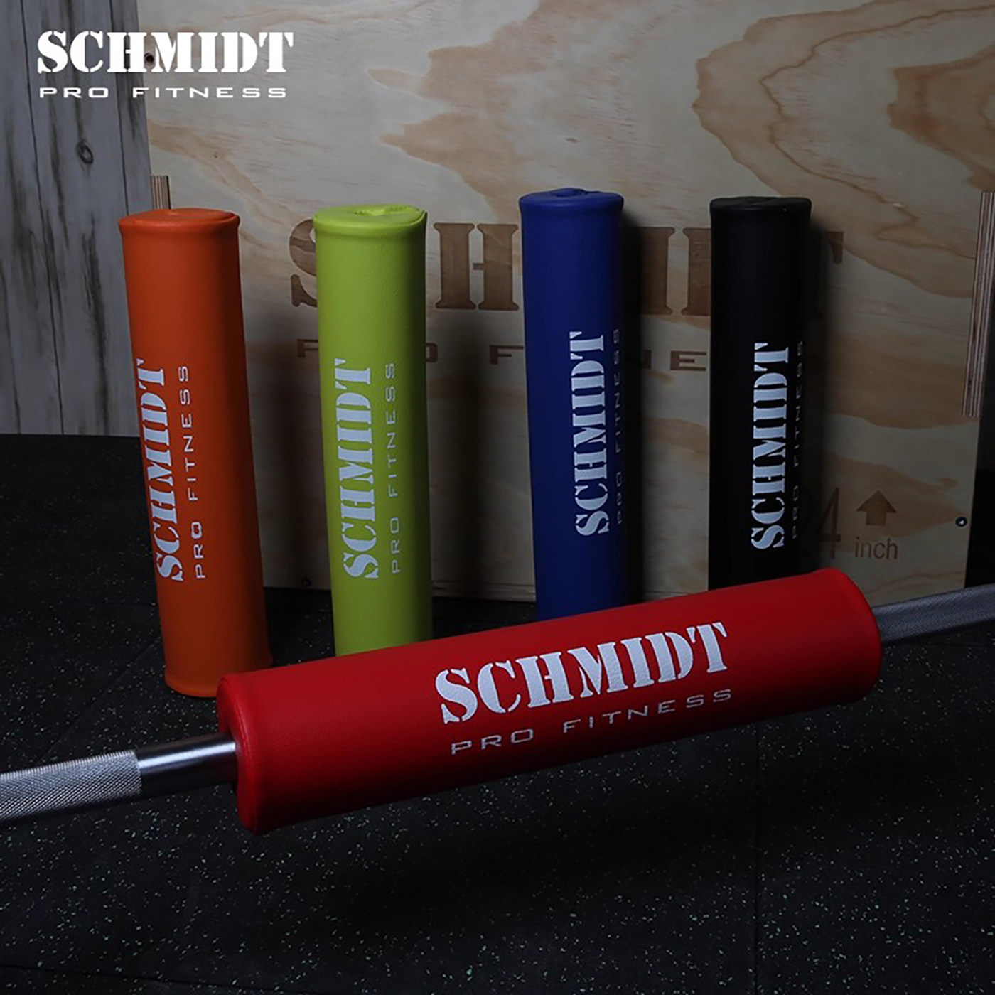 SCHMIDT 皮质杠铃护肩套深蹲护具海绵护套肩垫深蹲训练护肩