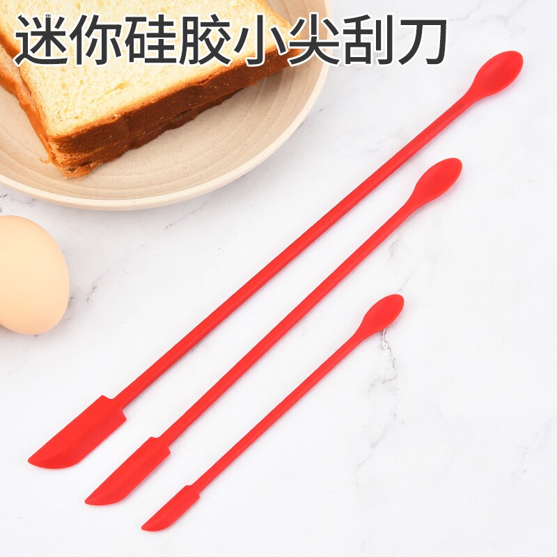 化妆品挖取勺小挖挑棒专用粉底液刮棒小棒硅胶眼霜创意脸部搅拌棒