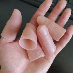假手指仿真指套硅胶假手指头断指专用残疾人义肢大拇指保护套模型