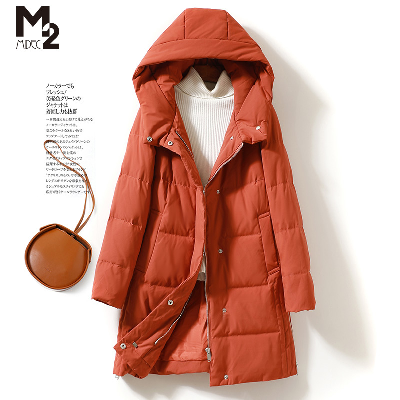 m2女装新款宽松大码休闲羽绒服
