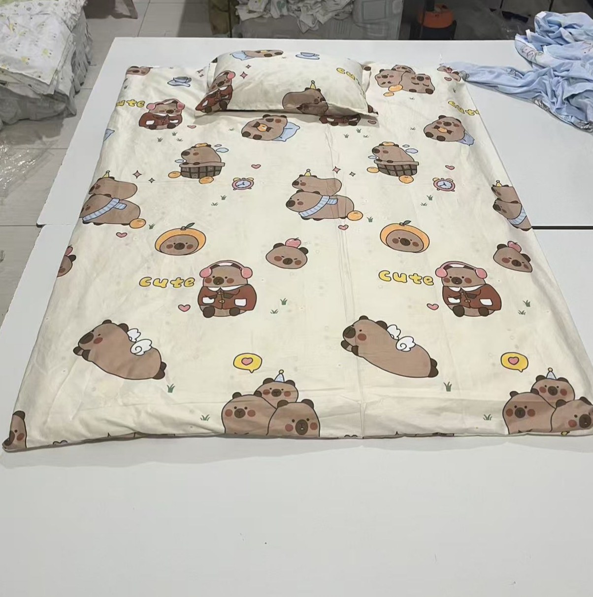 哪吒敖丙纯棉四件套床上用品国风动漫卧室卡通个性被套宿舍床品套