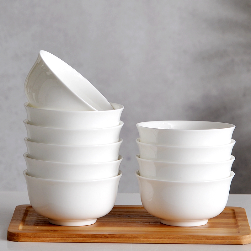 2023新款唐山骨瓷饭碗家用汤碗