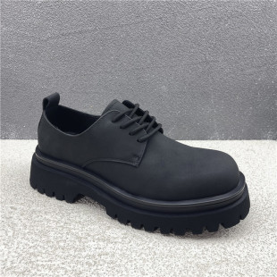 真皮男鞋 新款 时尚 百搭头层牛皮深口男士 撤柜断码 皮鞋 处理2025春季