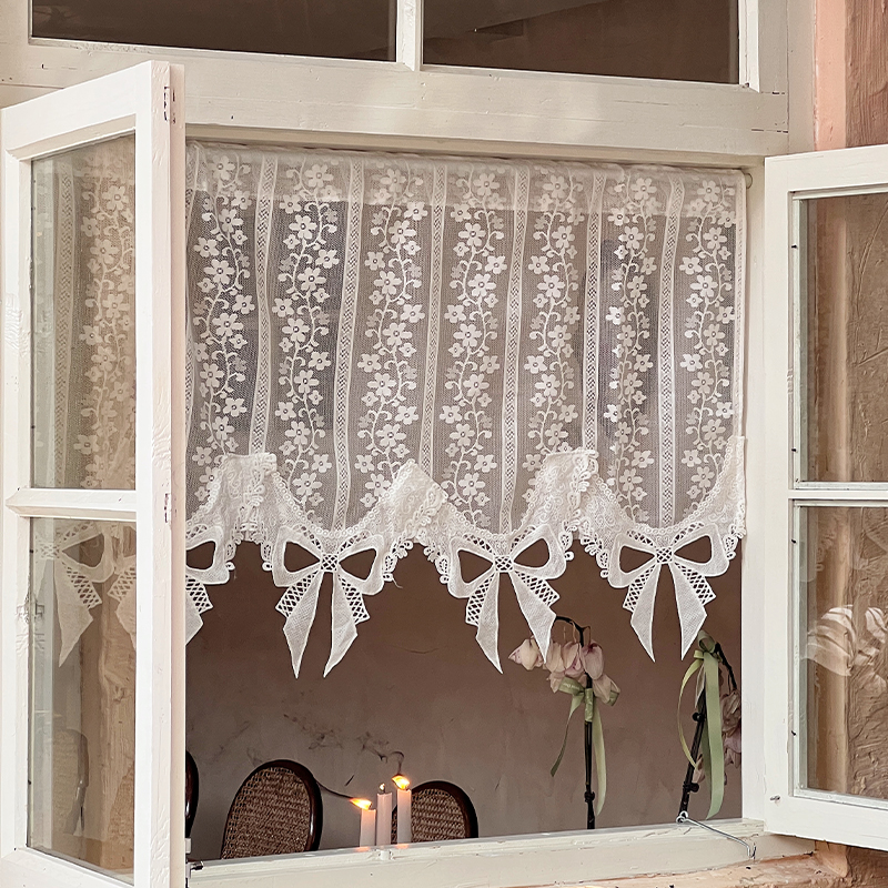 美人胚子微夏之恋蕾丝遮挡帘