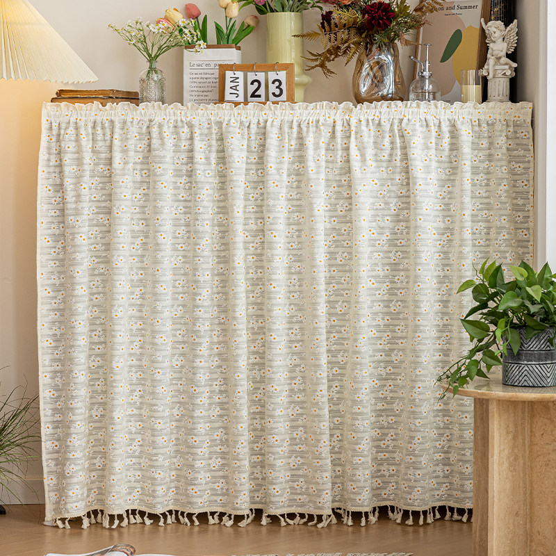 田园免打孔魔术贴柜子杂物遮丑厨房橱柜遮挡帘鞋柜书柜衣柜防尘帘,居家布艺,门帘,淘宝优惠券,粉丝福利购,淘宝优惠卷