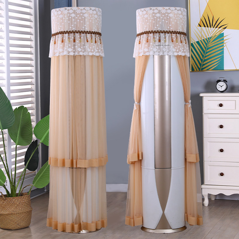 空调罩套圆形柜机适用格力奥克斯海尔美的圆柱立式防尘罩开机不取