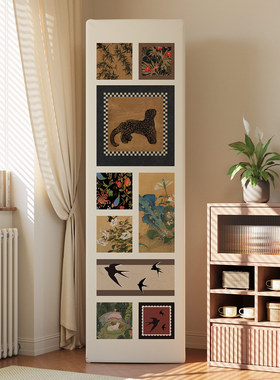 复古中古风立式空调防尘罩客厅柜式方形空调罩弹力空调套保护套