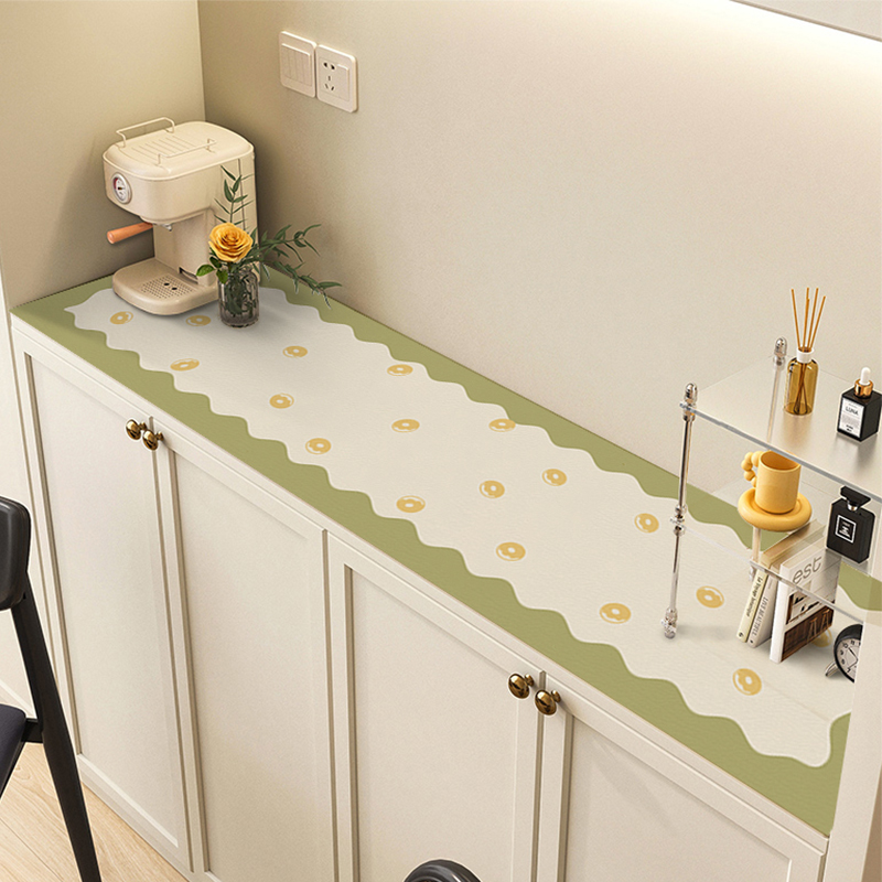 餐边柜桌垫防脏茶几垫厨房酒柜台面桌布电视柜保护垫玄关鞋柜垫子