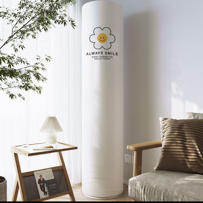 适用格力美的海尔空调罩柜机立式圆形圆柱全包防尘罩套圆筒奥克斯