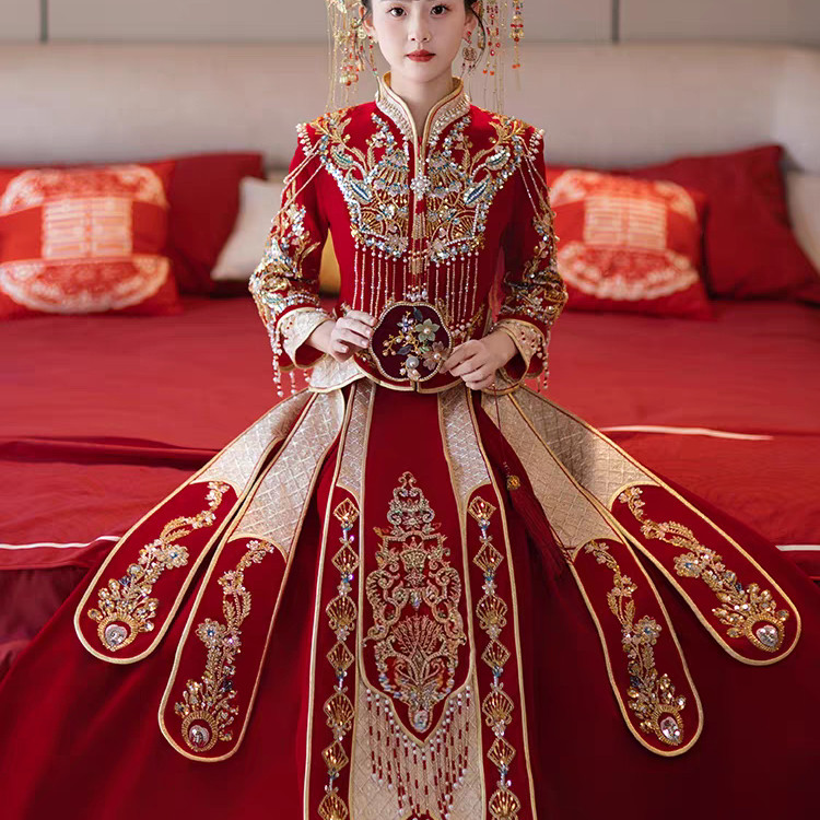 新款奢华秀禾服女2025新款高端重工刺绣中式婚礼服新娘结婚敬酒服,女装/女士精品,秀禾服,淘宝优惠券,粉丝福利购,淘宝优惠卷