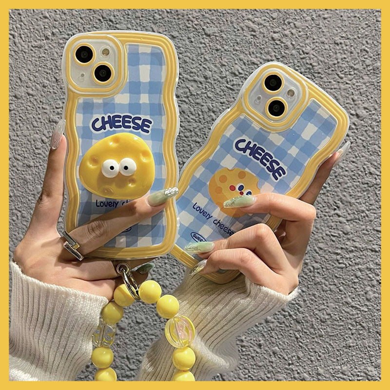 黄色奶酪支架适用vivox80手机壳x27pro新款x60保护套vivos15卡通s12