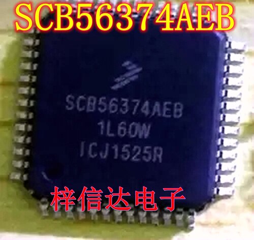 SCB56374AEB 1L60W 雷诺汽车音响功放CPU 52脚 空白无程序 可直拍