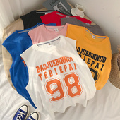 宽松篮球跨栏运动外穿坎肩 t恤打底衫 夏季 背心男潮牌纯棉冰丝无袖