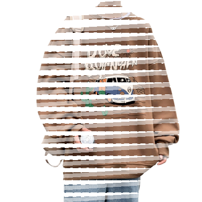 潮牌宽松百搭长袖圆领卫衣男无帽