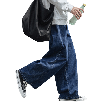 潮流宽松薄款百搭休闲牛仔裤