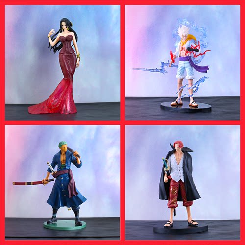 海贼王航海王动漫周边路飞公仔 索隆山治摆件手办礼物