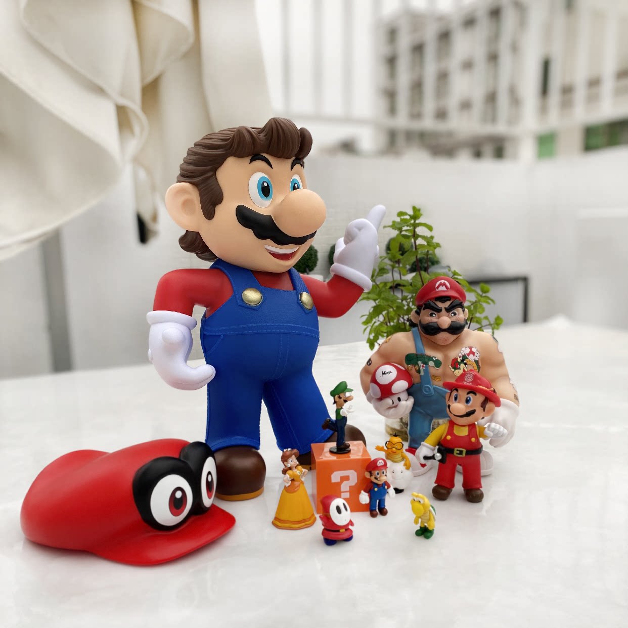 超级玛丽supermario马里奥路易耀西公仔玩具手办摆件玩偶可动模型