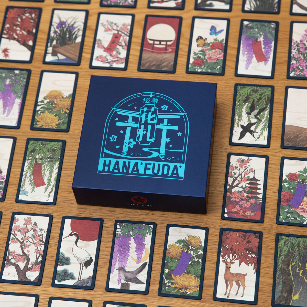 樱幕精装花札游戏卡牌进口原料