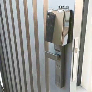 室外智能门锁防雨罩户外人脸识别指纹密码电子锁防水遮阳防晒防护