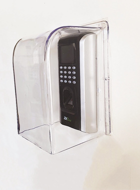 可视门铃防雨罩黑色防水罩无线门禁机中控F7智能人脸机防护罩F18