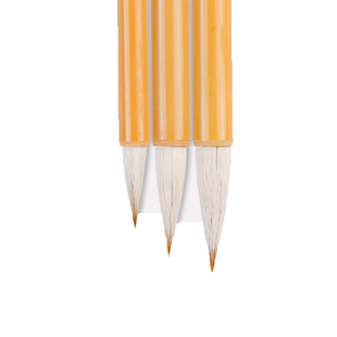 毛笔兼毫狼毫羊毫大白云小学生入门成人文房四宝国画毛笔书法专用初学者套装隶行书练字中楷小楷毛笔专业级