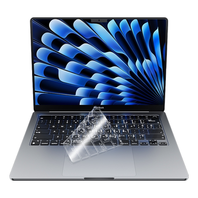 适用macbookpro苹果电脑air13寸键盘膜mac笔记本2022macbook保护贴13.6快捷键14透明2023功能15.3超薄16套M2