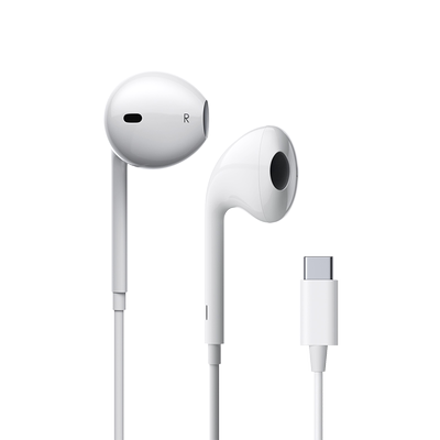 适用苹果17pro有线耳机typec接口3.5mm线控iphone16promax圆15max