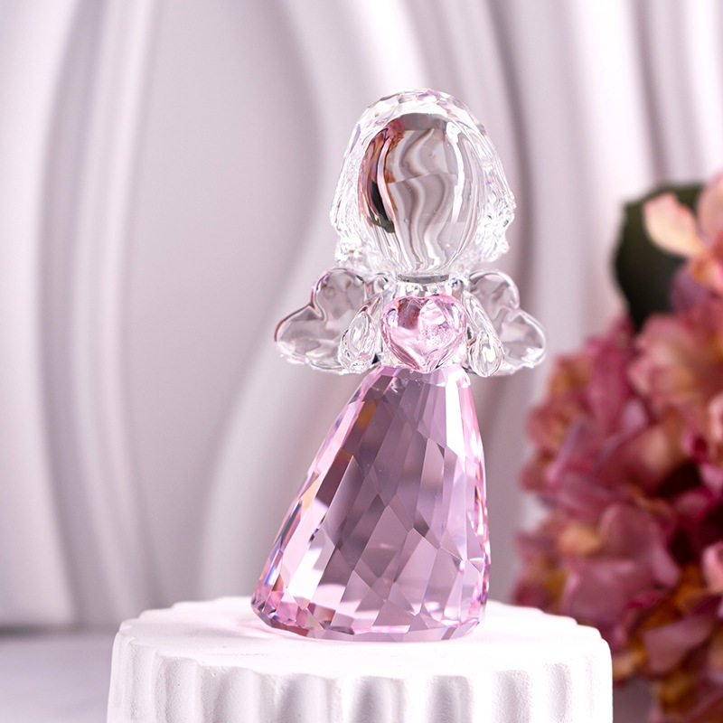 汽车水晶摆件 女神车载饰品 女神车内摆饰高档天使水晶摆件车用品