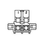 全新原装365058-3正品/CONN RCPT HSG 2POS TIMER BLK