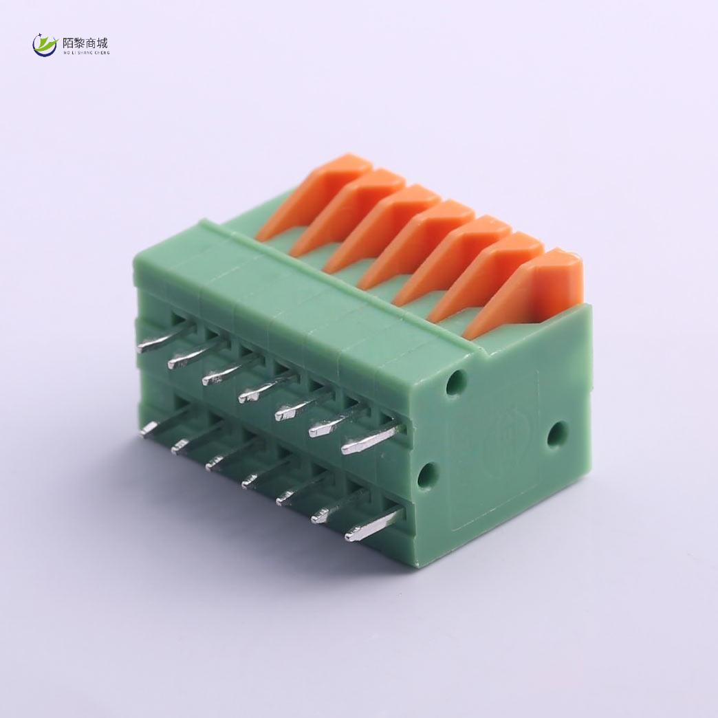 全新原装KF141V-2.54-7P正品/弹簧式接线端子