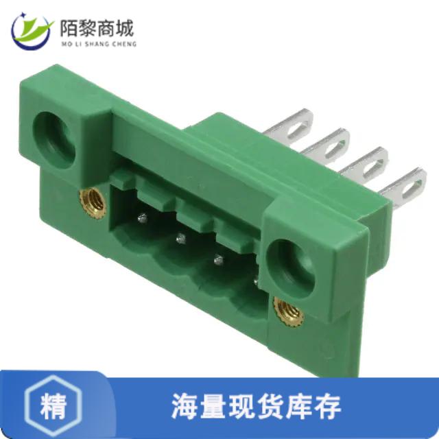 全新原装0710044正品/TERM BLK HEADER 4POS GREEN