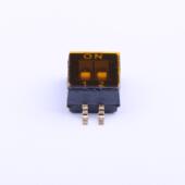 02KS正品 2PIN 全新原装 1.27间距MINI贴片拨码 旧模