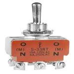 S338T正品 OFF 拨动 全新原装 DPDT MON SCREW LUG