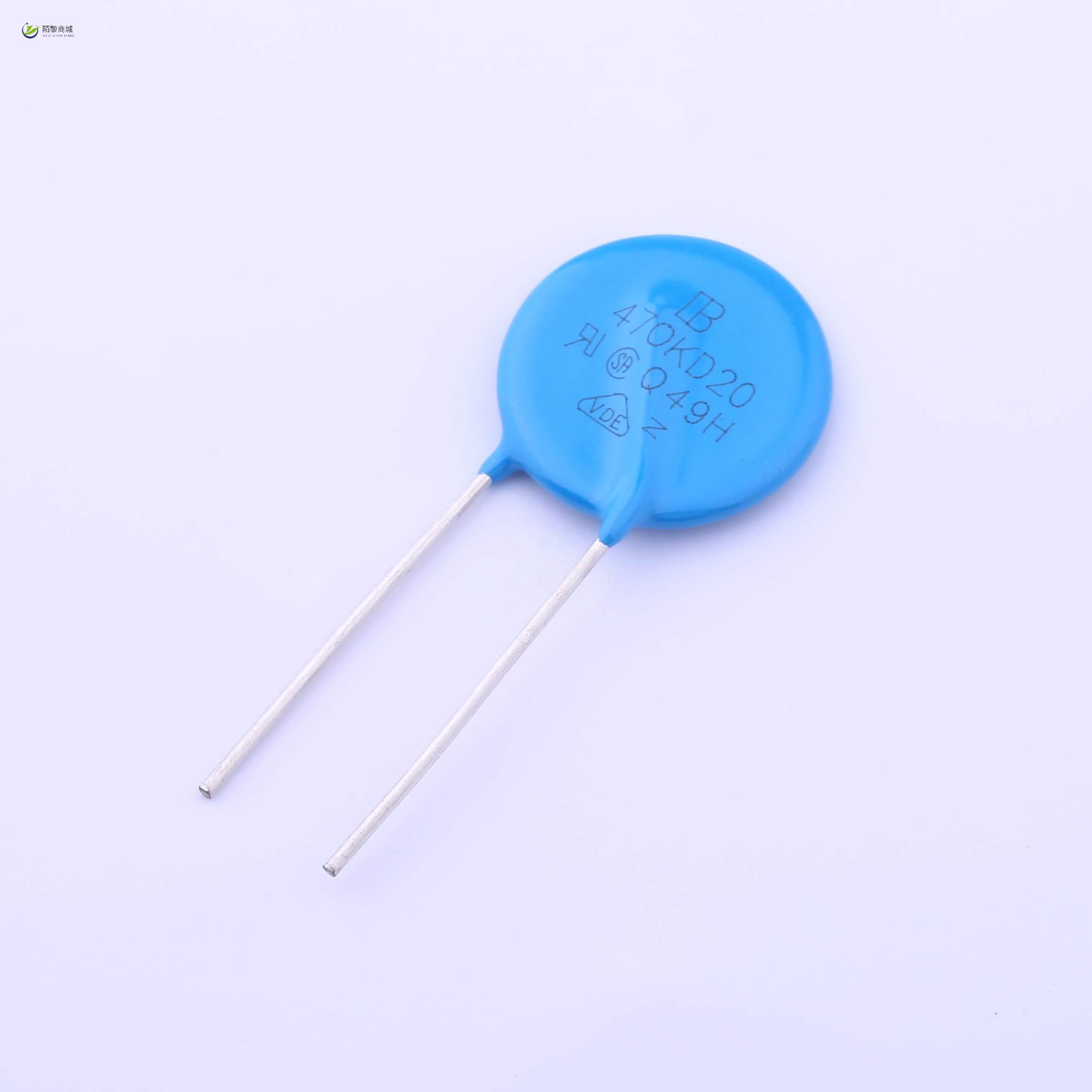 全新原装470KD20-P10正品/压敏电阻 VAR=42~52V VC=93V