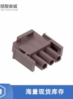 全新原装1-350766-1正品/CONN PLUG HSG 3POS BROWN