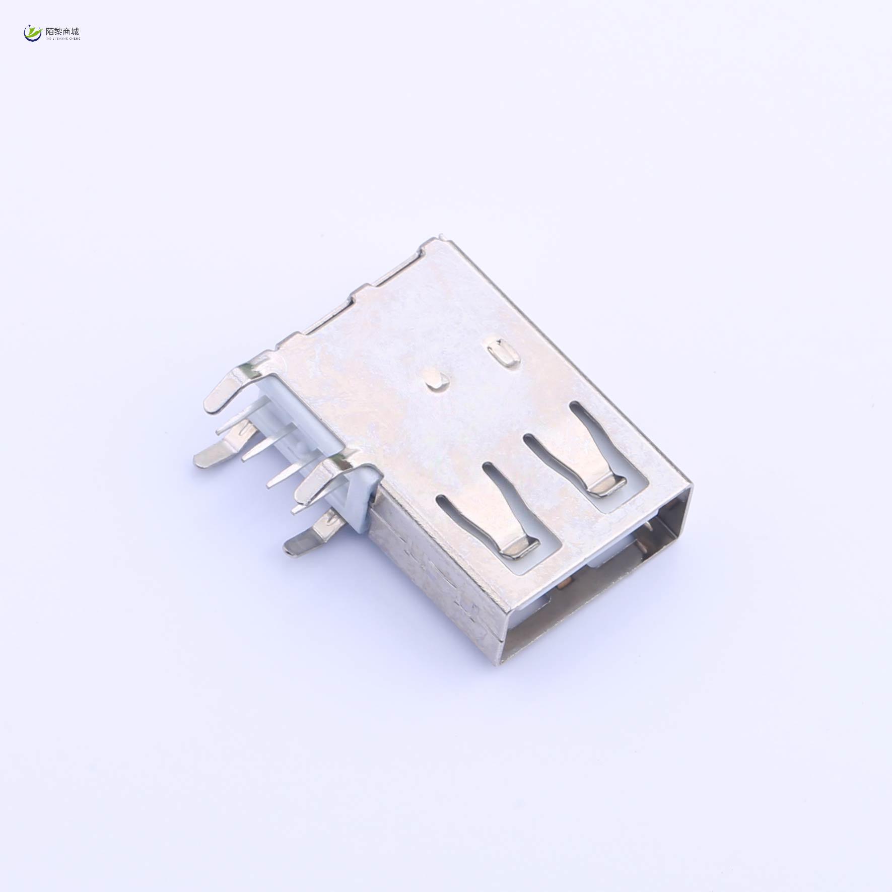 全新原装USB-U263-BWS正品/USB 2.0 AF 90度DIP 侧插