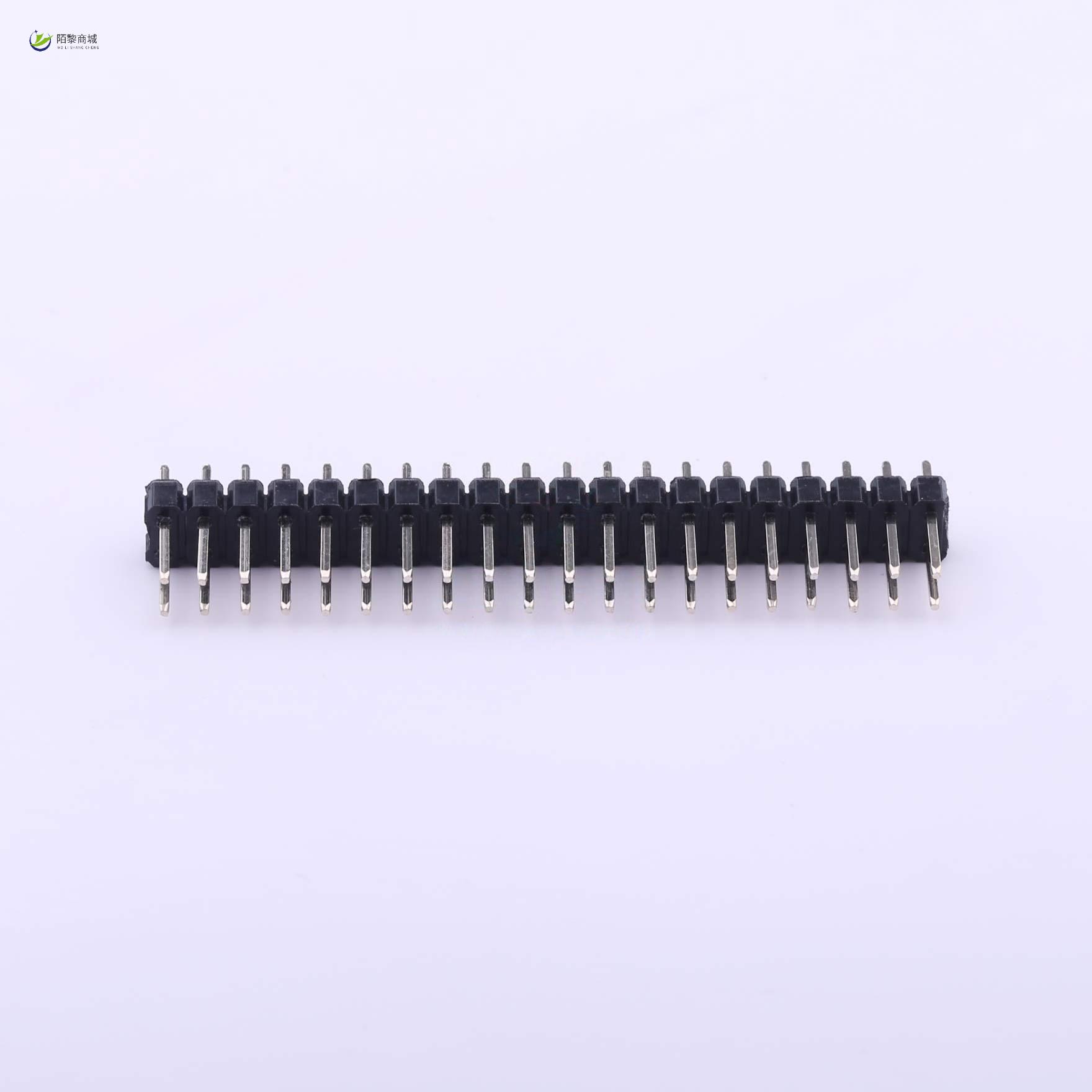 全新原装2.54mm 2*20P直排针正品/间距2.54mm 40Pi