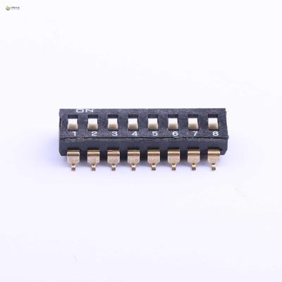 全新原装EM-08KP正品/8PIN-2.54间距MINI贴片拨码 插